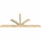 Ekena Millwork Richland Rough Sawn Timber Gable Bracket, Douglas Fir, 96"W x 44"H x 4"D x 4"F, 11/12 Pitch GBW096X44X0404RIC00RDF - alternate 2